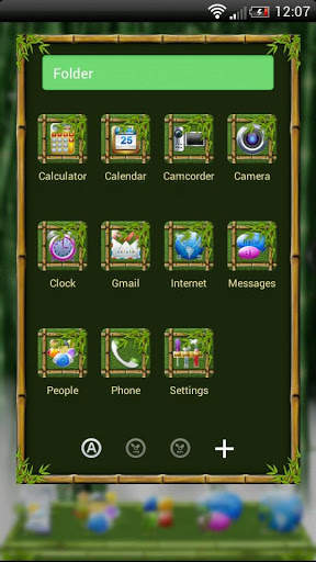 Next Launcher Bamboo Theme screenshot 2
