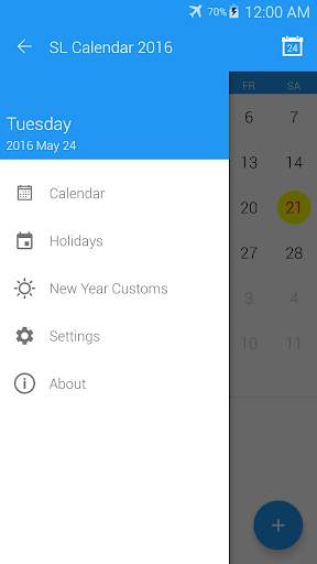 SL Calendar 2018 скриншот 2