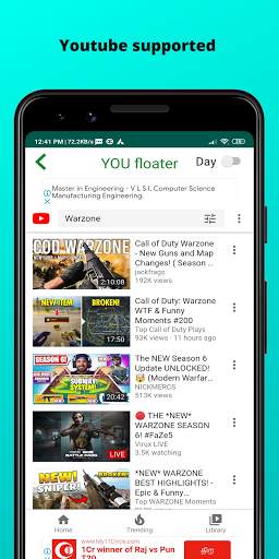 sloths floating player screenshot 5