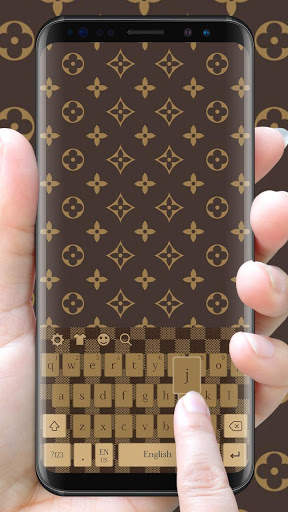 LV Luxury Leather Keyboard Theme screenshot 2