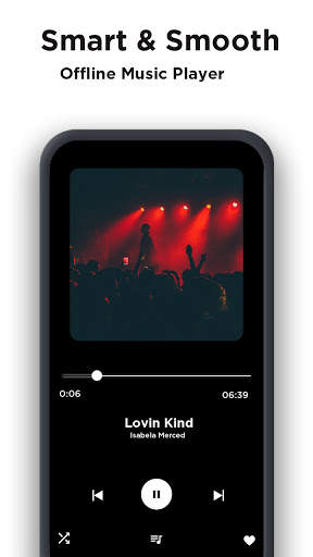 Black Music Player screenshot 1