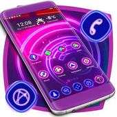 Neon Purple Launcher Theme 1.264.1.30