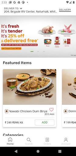Nandu's: Order Fresh Fish, Chicken & Mutton Online screenshot 2