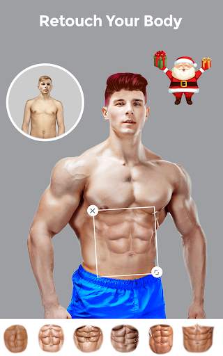 Men Body Styles SixPack tattoo screenshot 1
