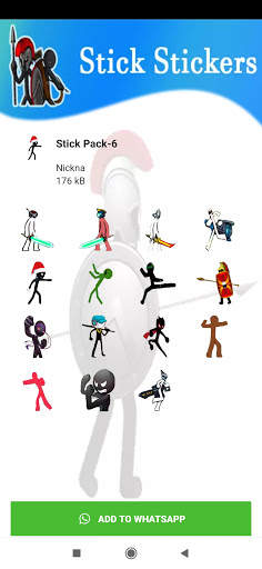 Stick Stickers Pack for WhatsApp 2021 screenshot 3