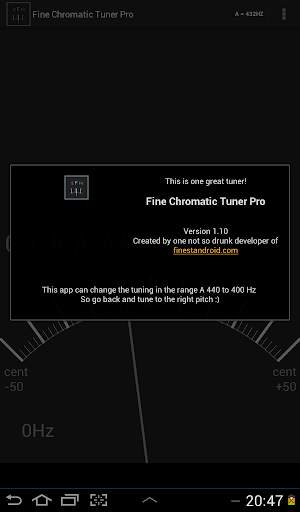 Fine Chromatic Tuner Pro screenshot 3
