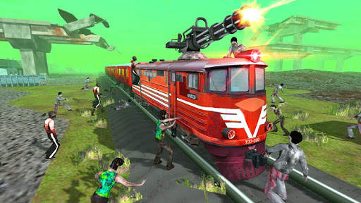 Train shooting - Zombie War скриншот 1