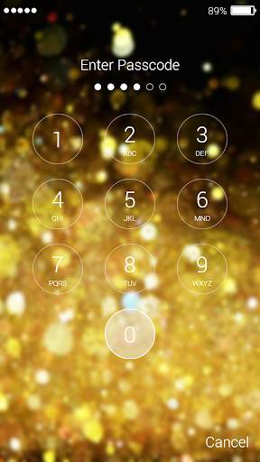 Glitter Lock Screen 4 تصوير الشاشة