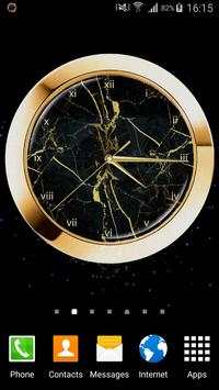 Gold Clock Wallpaper screenshot 1