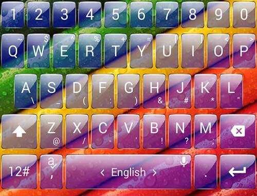 Keyboard Theme G DropsColorful screenshot 4