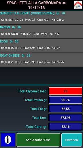 GI and glycemic load Lite screenshot 7