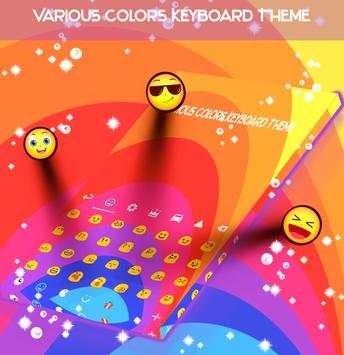 Various Colors Keyboard Theme screenshot 2