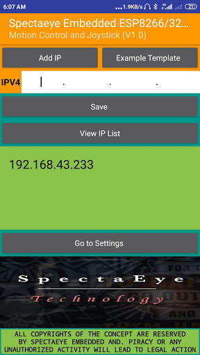 ESP8266/32 WiFi Motion Control and Joystick screenshot 1