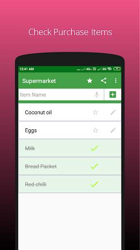 Grocery Shopping List App Smart To Do List screenshot 3