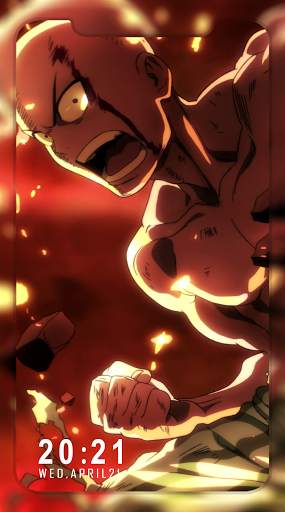 One Saitama Punch Wallpaper man HD screenshot 1