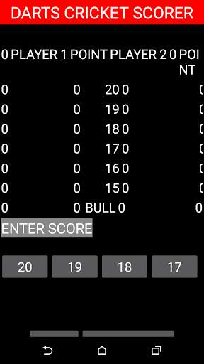 Darts Cricket Scoreboard screenshot 1