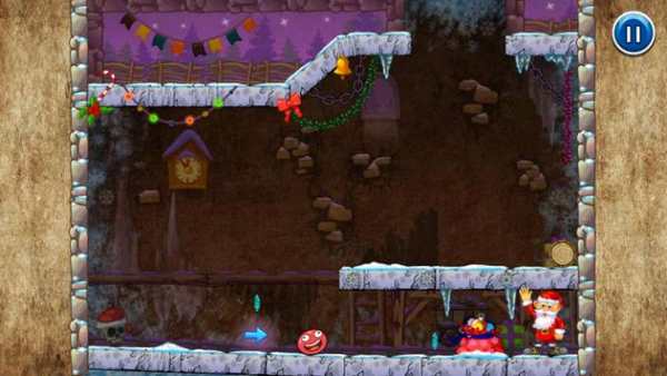 Red Candy Ball : Santa Reward Cut The Rope screenshot 1