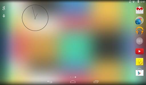 Ultra Thin Clock Widgets screenshot 1