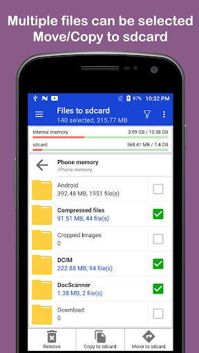 Copy / Move to sdcard screenshot 2