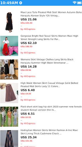 Women's Skirts Online Shopping App Cheap Skirts screenshot 6