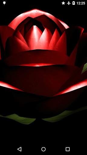 Red Rose 3D Video Theme screenshot 5