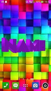 3D My Name Live Wallpaper screenshot 4