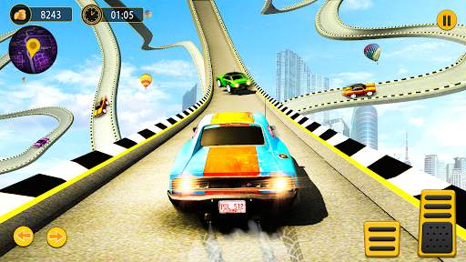Car Games Mega Ramp Stunt Race screenshot 1