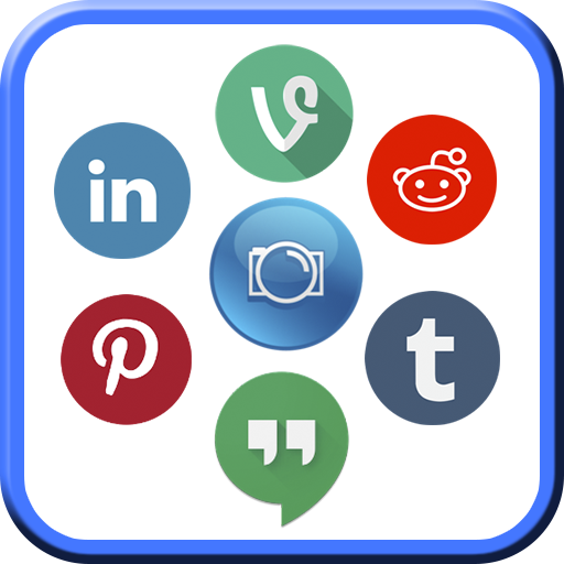 All In One Social Media App आइकन