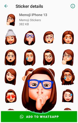 Memoji Apple Stickers for WhatsApp WAStickerApps screenshot 7