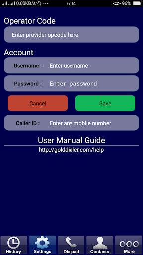 Gold Dialer Lite screenshot 3
