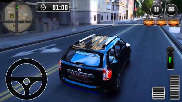 City Driving Dacia Car Simulator screenshot 1