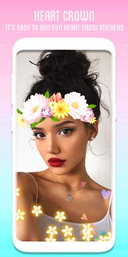 Heart Crown Face Camera screenshot 2