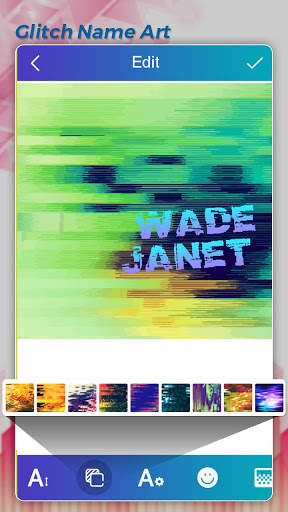 Glitch Name Art Maker screenshot 2