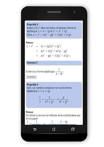 Maths TS : Complexes 1 screenshot 5