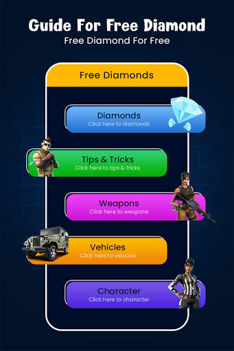Guide and Free - Free Diamonds 2021 New screenshot 1