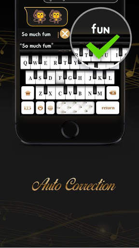 Black&White Piano Keyboard Theme screenshot 5