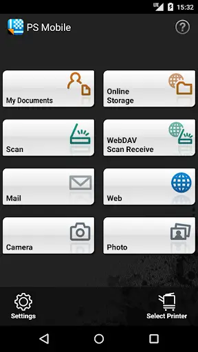 PageScope Mobile for Android screenshot 2