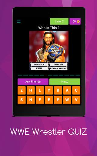 WWE QUIZ Game - Wrestler Quiz Game - 2021 screenshot 11