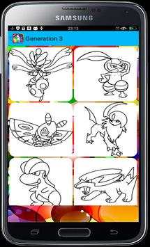 Coloring Book for Pokemon Fans screenshot 5