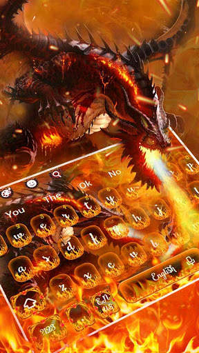 Fire Dragon Keyboard screenshot 1