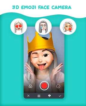 3D Emoji Face Camera - Sweet Snap Emoji Camera screenshot 4