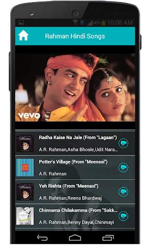 A R Rahman Hindi Movie Songs screenshot 4