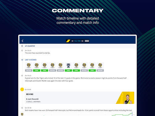 AFL Live Official App screenshot 10
