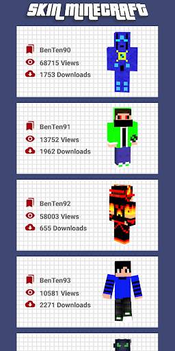 Ben 10 skins for Minecraft PE screenshot 1