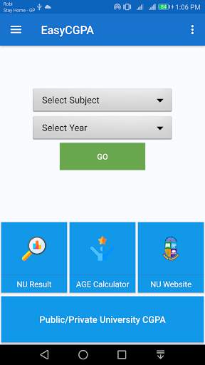 EasyCGPA - NU CGPA Calculator screenshot 1