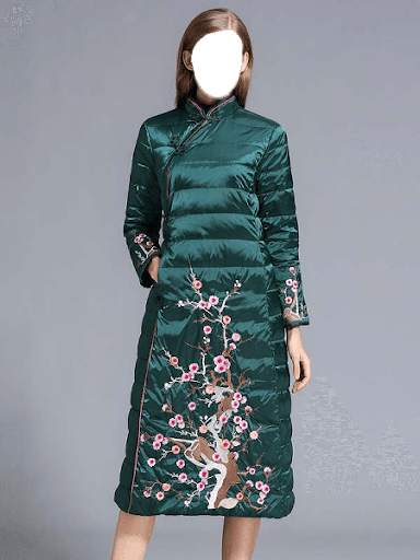 Embroided Winter Women Coat screenshot 5
