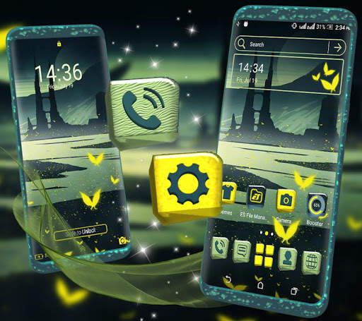 Butterfly Landscape Theme screenshot 4