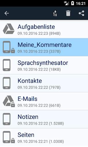 Hierarchische notizen screenshot 8