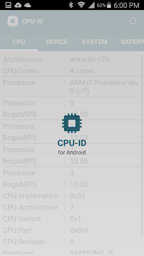 CPU-ID 3 تصوير الشاشة