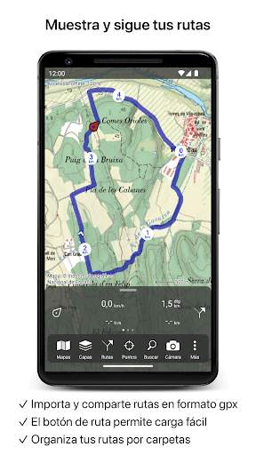 Topo GPS screenshot 2